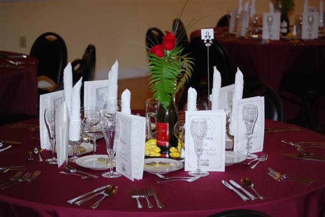 Beautifully decorated table